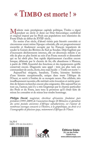 "Timbo est morte !". Vie, mort et mémoire (Fouta-Dialo, Guinée)