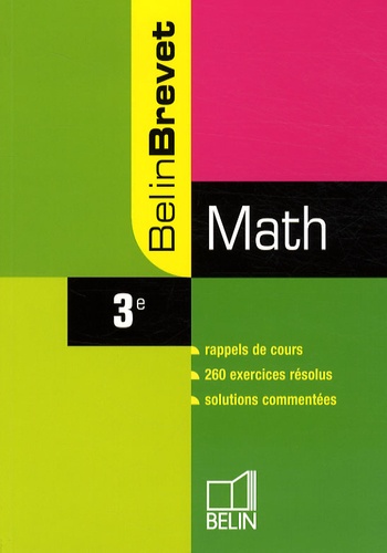 Philippe Depresle et Angélique Skandalis - Math 3e.