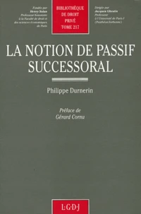 La notion de passif successoral