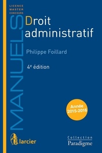 Philippe Foillard - Droit administratif.