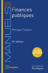 Philippe Foillard - Finances publiques.