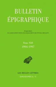 Bulletin épigraphique