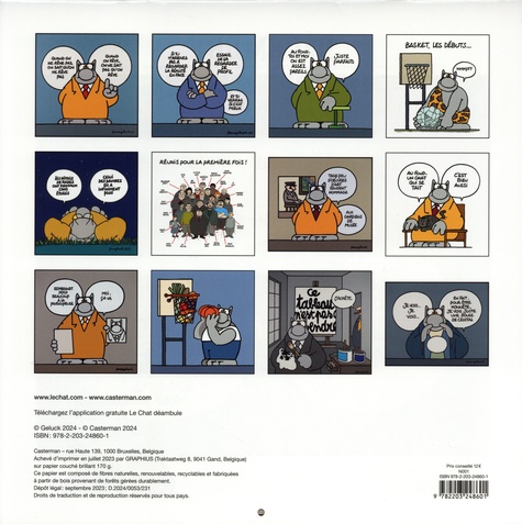 Calendrier Le Chat de Philippe Geluck - Grand Format - Livre - Decitre
