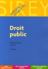 Philippe Georges et Guy Siat - Droit public.