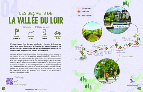 Les châteaux de la Loire à vélo. Nos plus beaux itinéraires de 1 à 3 jours