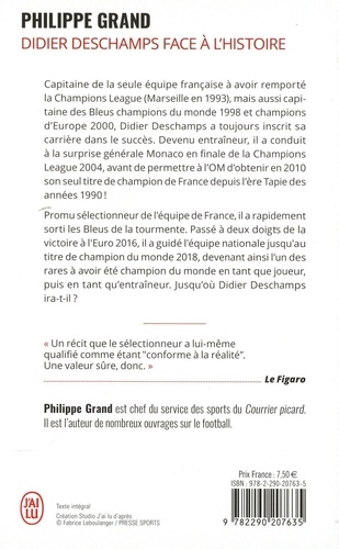 Didier Deschamps face à l'Histoire