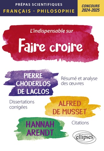 L'indispensable sur Faire croire. Epreuve de français/philosophie prépas scientifiques  Edition 2024-2025