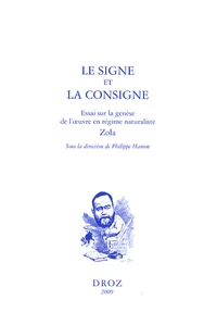 Le signe et la consigne