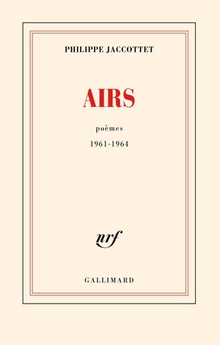 Airs. Poèmes, 1961-1964