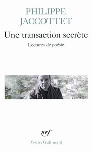 Une transaction secrète