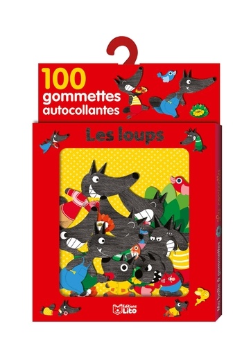 Philippe Jalbert - Les loups - 100 gommettes autocollantes.