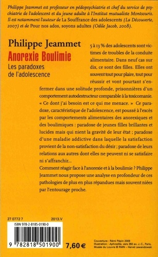 Anorexie Boulimie. Les paradoxes de l'adolescence