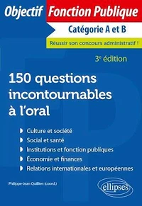 150 questions incontournables à l'oral