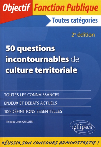 50 questions incontournables de culture territoriale 2e édition