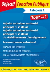 Philippe-Jean Quillien - Agent technique territorial principal de 2e classe, adjoint technique territorial principal de 2e classe des établissements d'enseignement - Catégorie C. Concours et examen professionnel.