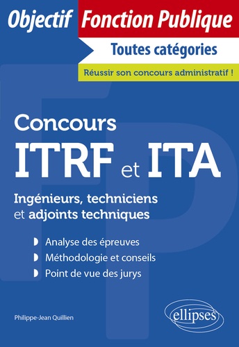 Concours ITRF et ITA. Ingénieurs, techniciens et adjoints techniques