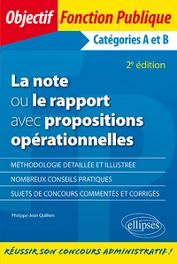 La note ou le rapport avec propositions