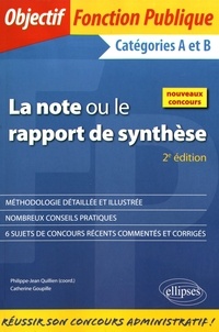 La note ou le rapport de synthèse - Catégories A et B.pdf