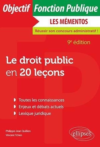 Le droit public en 20 leçons 9e édition
