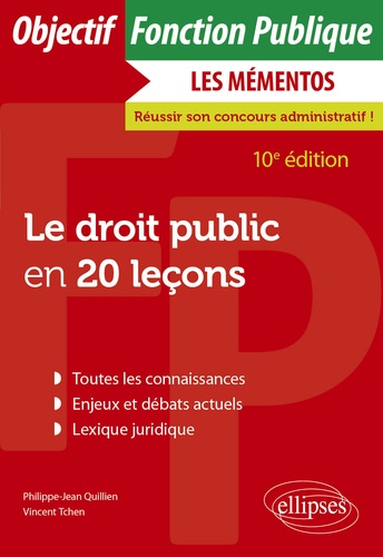 Le droit public en 20 leçons 10e édition