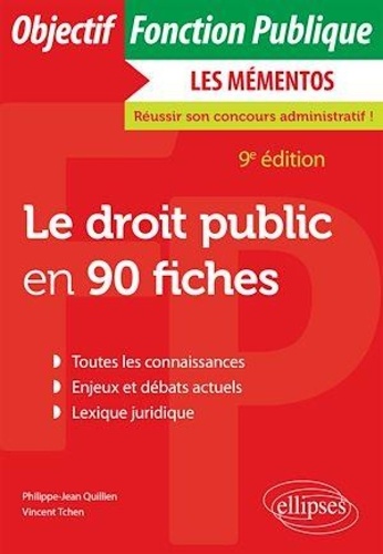 Le droit public en 90 fiches 9e édition
