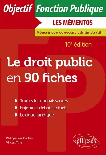 Le droit public en 90 fiches 10e édition