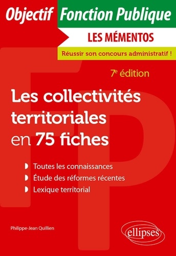 Les collectivités territoriales en 75 fiches 7e édition