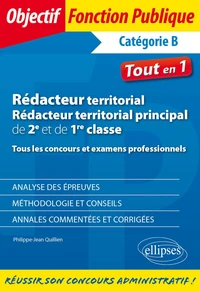 Rédacteur territorial, rédacteur territorial principal de 2e et 1re classe