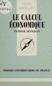Philippe Jeanjean - Le Calcul économique.
