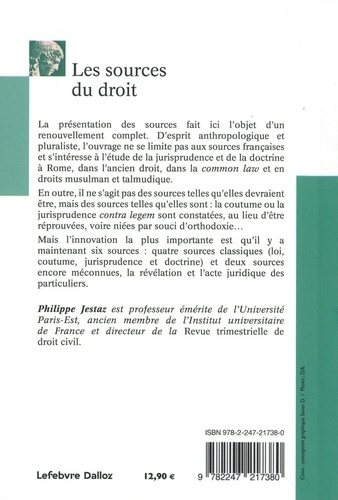 Les sources du droit 3e édition