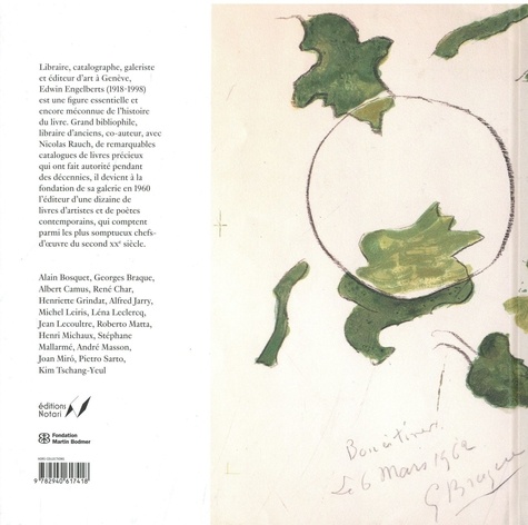 Les livres d'artistes d'Edwin Engelberts. Un éditeur d'art, ses peintres et ses poètes  édition