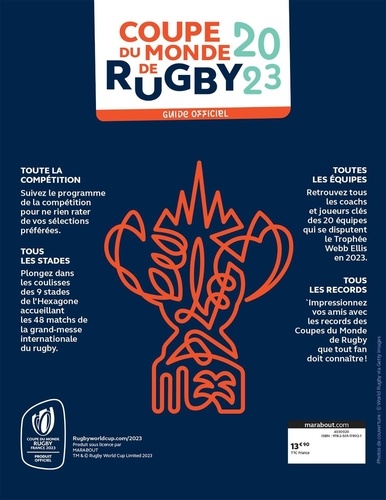 Coupe du monde de rugby 2023. Guide officiel