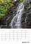 CALVENDO Nature  Les cascades d'Auvergne (Calendrier mural 2020 DIN A3 vertical). Une balade au fil de l'eau en Auvergne (Organiseur, 14 Pages )