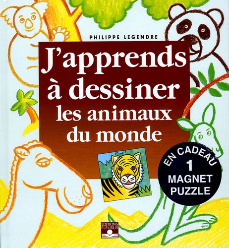 Japprends à Dessiner Les Animaux Du Monde Avec Un Magnet Puzzle