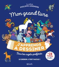 Téléchargez des livres gratuitement pour kindle Mon grand livre j'apprends à dessiner  - Tous tes sujets préférés (French Edition)