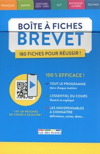 Philippe Lehu et Pierre Larivière - Boîte à fiches Brevet - 180 fiches pour réussir !.