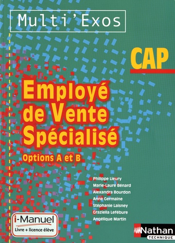 Philippe Lieury - CAP Employé de vente spécialisé - Options A et B.