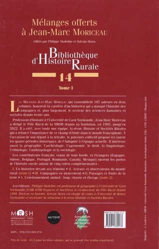 Les Campagnes dans l'histoire. Mélanges offerts à Jean-Marc Moriceau. Tomes 1 et 2, Pack en 2 volumes