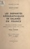 Les disparités géographiques de salaires en France. Thèse pour le Doctorat en droit présentée et soutenue le 4 décembre 1958, à 14 heures