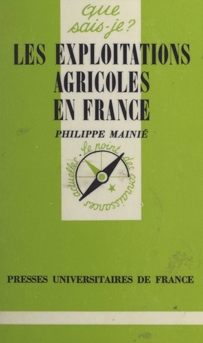 Les exploitations agricoles en France de Philippe Mainie - PDF - Ebooks -  Decitre