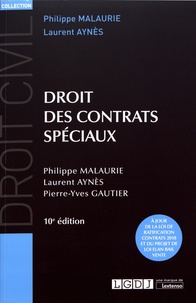 Livres électroniques gratuits télécharger Droit des contrats spéciaux (Litterature Francaise) par Philippe Malaurie, Laurent Aynès, Pierre-Yves Gautier 9782275061696