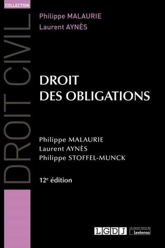 Droit des obligations 12e édition