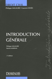 Philippe Malaurie et Patrick Morvan - Introduction générale.