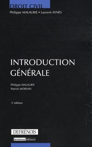 Philippe Malaurie et Patrick Morvan - Introduction générale.