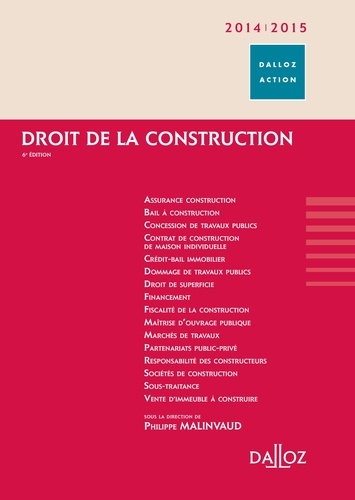 Philippe Malinvaud - Droit de la construction.