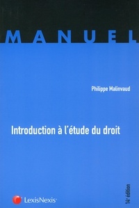 Philippe Malinvaud - Introduction à l'étude du droit.