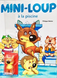Philippe Matter - Mini-Loup  : Mini-Loup à la piscine - Avec 1 figurine.