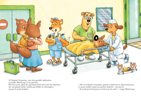 Mini-Loup Tome 11 Mini-Loup à l'hôpital. Avec 1 figurine