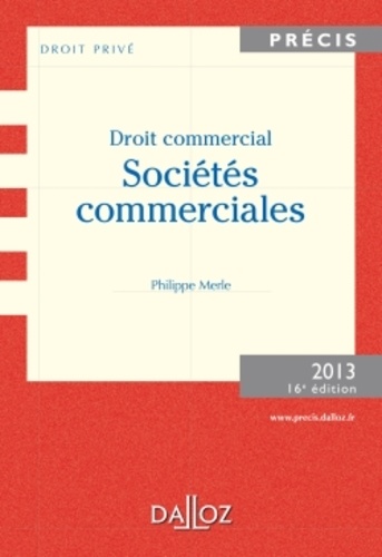 Droit commercial. Sociétés commerciales 16e édition