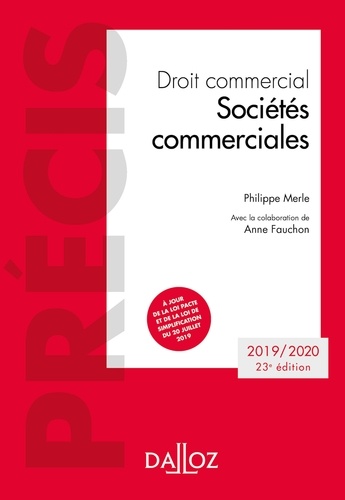 Droit commercial. Sociétés commerciales - 23e éd.. Édition 2019-2020
